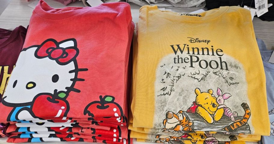 Kohl’s Women’s Graphic Tees from $6.99 | Cute Disney Styles & More