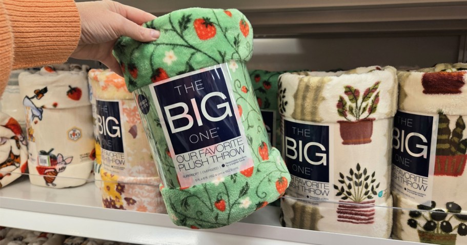 The Big One Throw Blankets from $6 on Kohls.com (Includes Disney & Star Wars Styles)