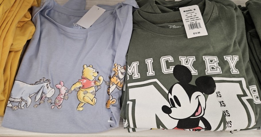 Kohl’s Women’s Graphic Tees from $6.99 | Disney Styles, Gilmore Girls & More