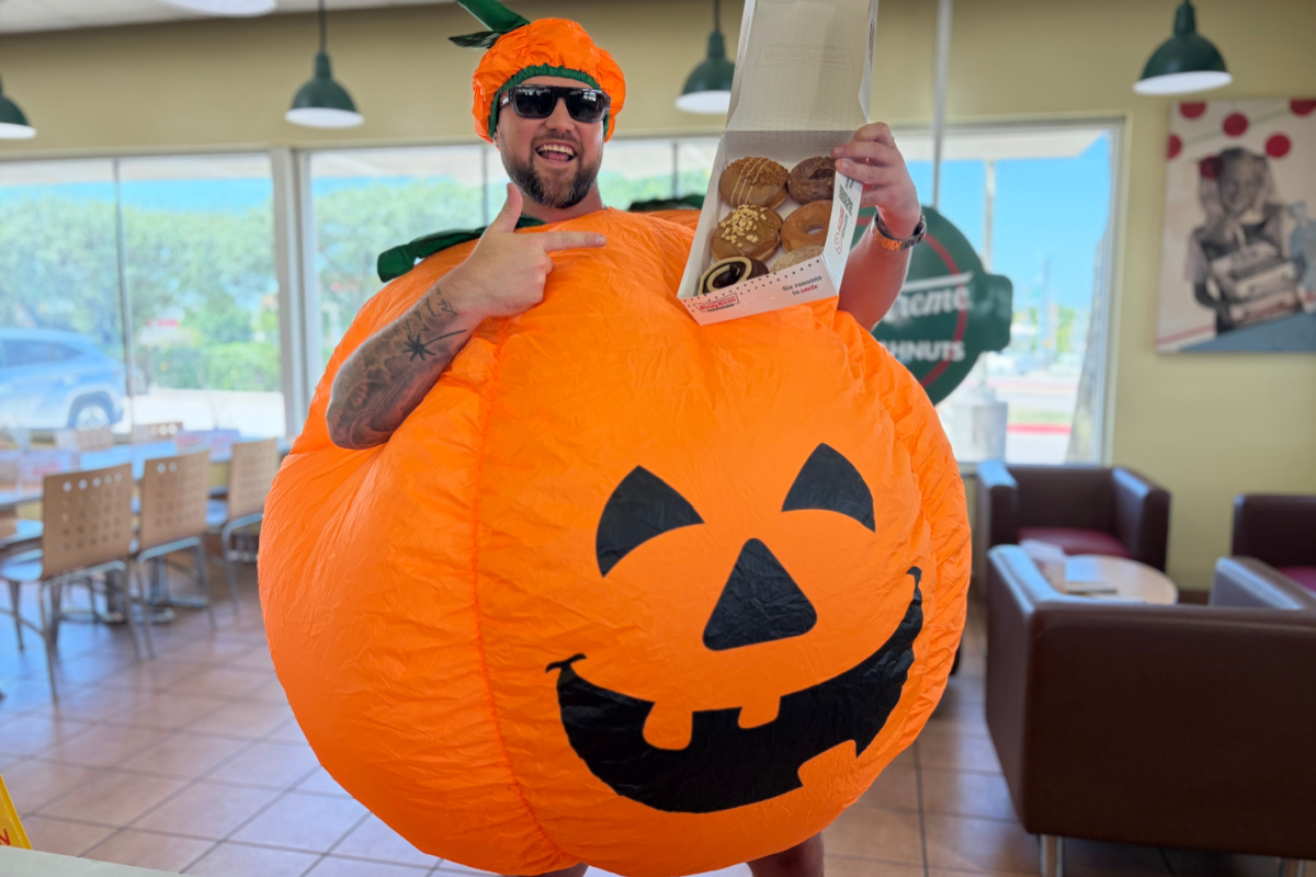 FREE Krispy Kreme Autumn Doughnut w/ Any Purchase
