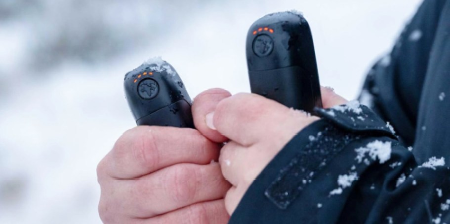 Rechargeable Hand Warmers 2-Pack Just $7 on Amazon (Only $3.50 Each)