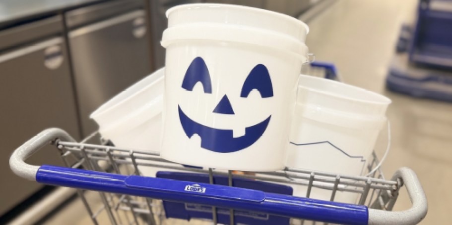 Lowe’s Glow-in-the-Dark Halloween Buckets Only $6.98 Shipped (Fun for Trick-or-Treating)