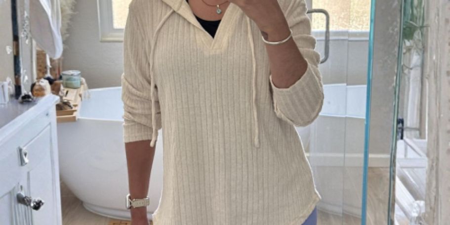 Women’s Sweater Hoodies Just $6.99 on Amazon (Reg. $15)