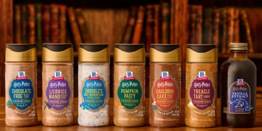 Accio Sugar! NEW Harry Potter McCormick Finishing Sugars Have Arrived!