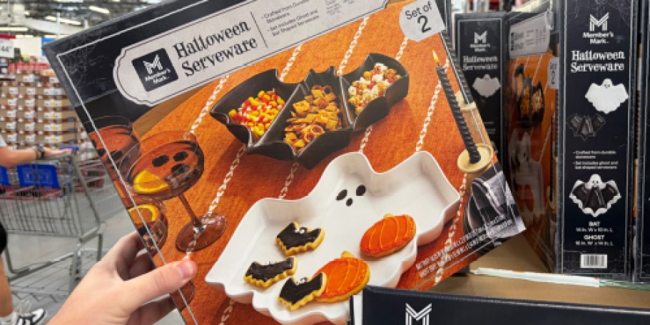 Halloween Ghost & Bat Serving Set Just $14.98 on SamsClub.com