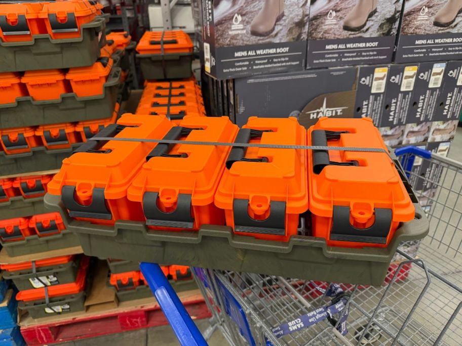 Member's Mark Multi-Use Storage Bins on cart in store