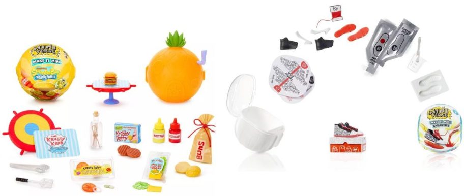 Stock images of two Miniverse Make it Mini Sets