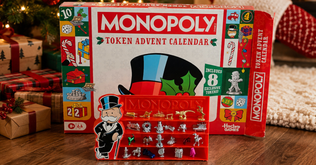 HURRY! New Monopoly Token Advent Calendar In Stock on Amazon & Selling Fast!