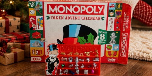 HURRY! New Monopoly Token Advent Calendar In Stock on Amazon & Selling Fast!