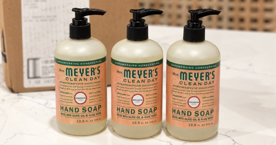 Mrs. Meyer’s Hand Soap 3-Pack Only $8 Shipped on Amazon (Reg. $16)