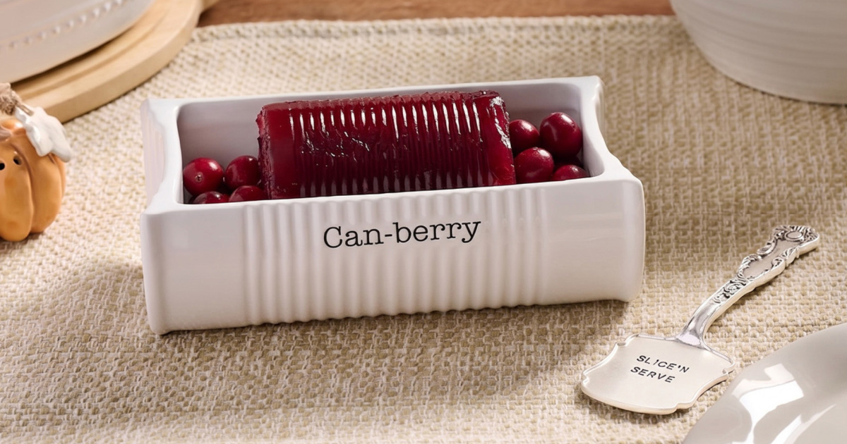 Thanksgiving Table Must-Have! Mud Pie’s Viral Cranberry Dishes from $16 Shipped!