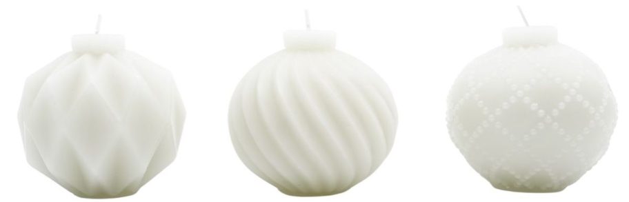 My Texas House Christmas Tree Ornament Candle 3-Count