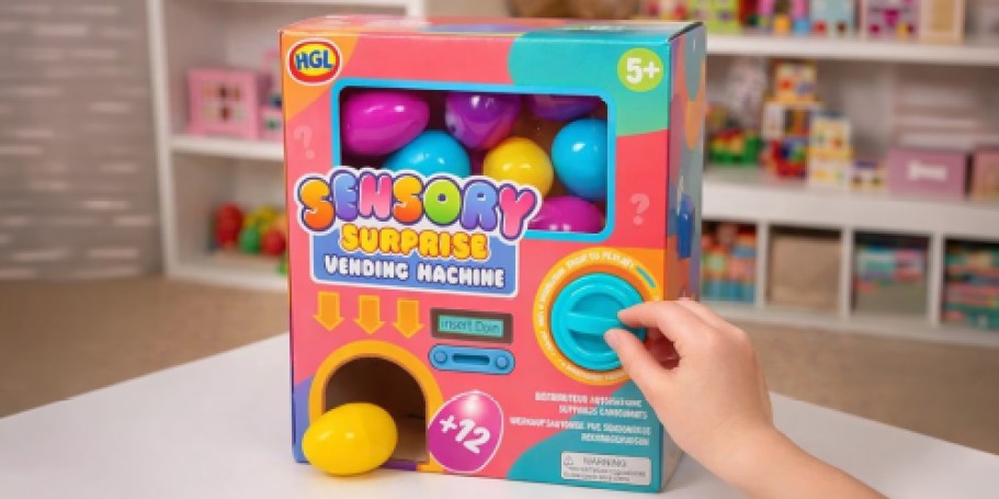 NEW Sensory Surprise Vending Machine on Walmart.com (Includes 12 Toys!)