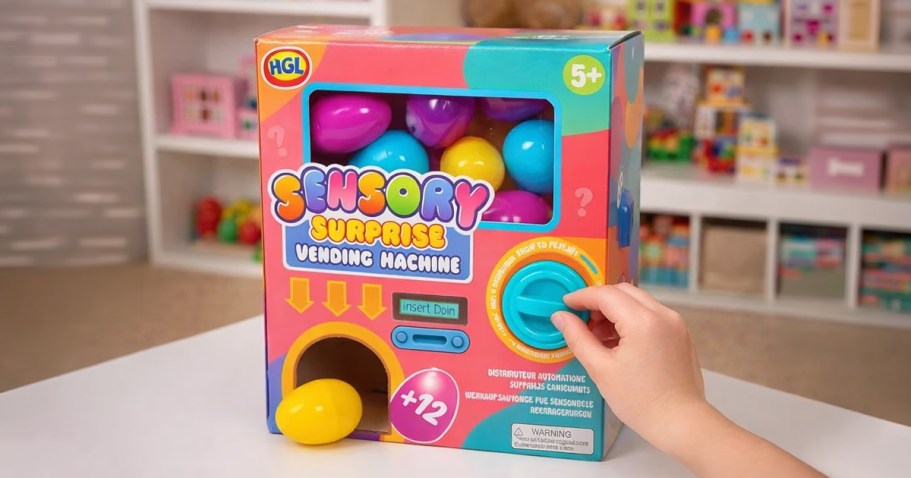 NEW Sensory Surprise Vending Machine on Walmart.com (Includes 12 Toys!)