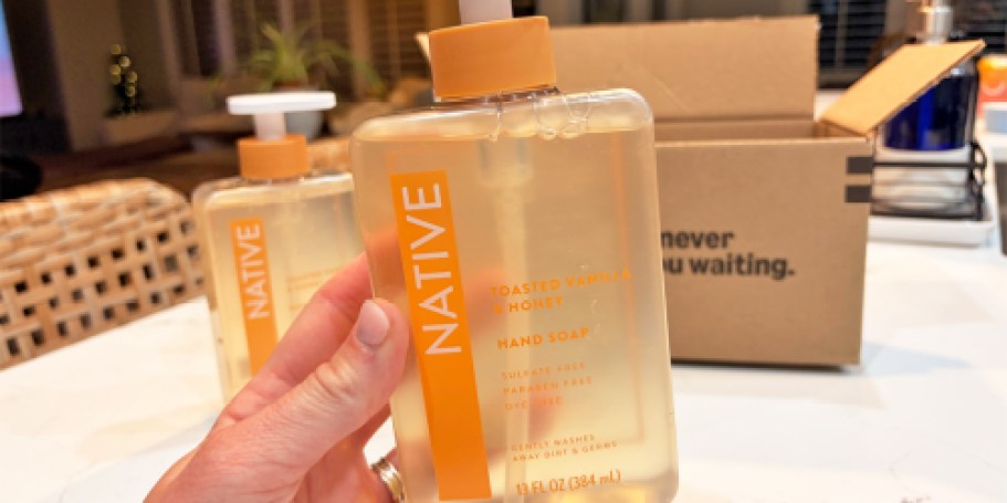 THREE Native Hand Soaps Only $6.97 Shipped on Amazon (Just $2.32 Each!)