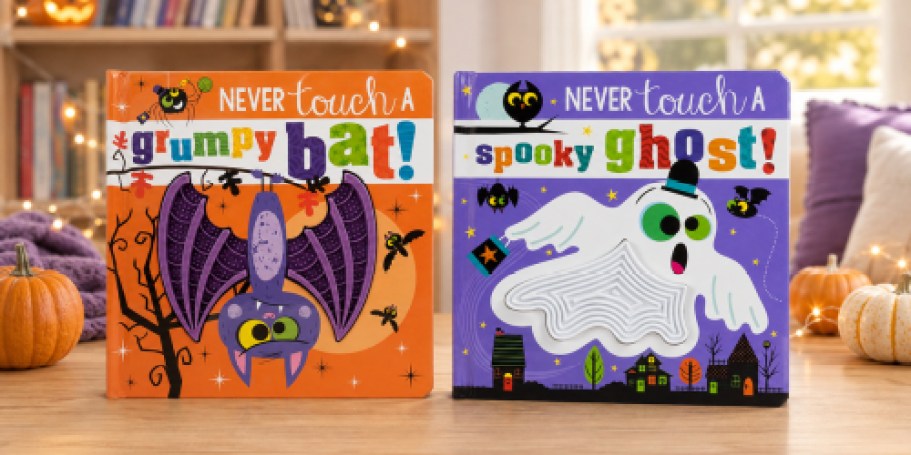 Never Touch Books for Kids from $5.37 on Amazon (Reg. $10) – Includes Halloween Options!