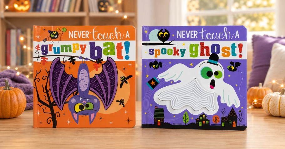 Never Touch Books for Kids from $5.37 on Amazon (Reg. $10) – Includes Halloween Options!