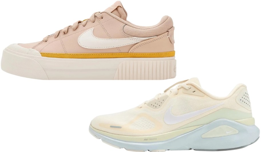 2 womens nike shoes