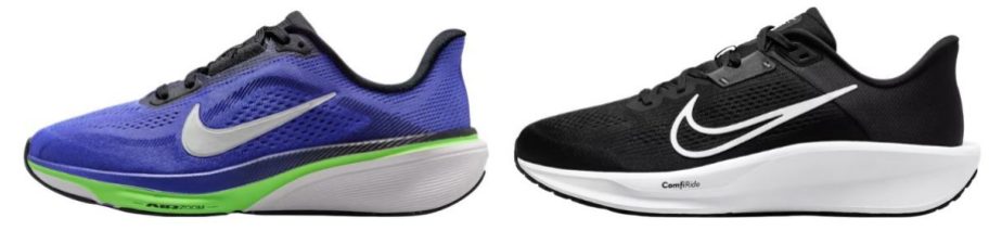 Nike Pegasus 42 Big Kids' Road Running Shoe and Quest 6 Men's Road Running Shoe