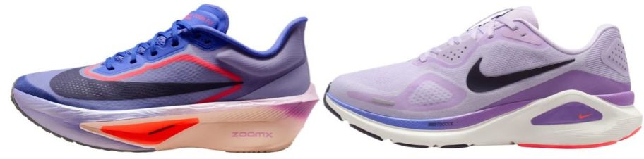 Nike Zoom Fly 6 Women's Road Racing Shoe and Structure 26 Women's Road Running Shoe