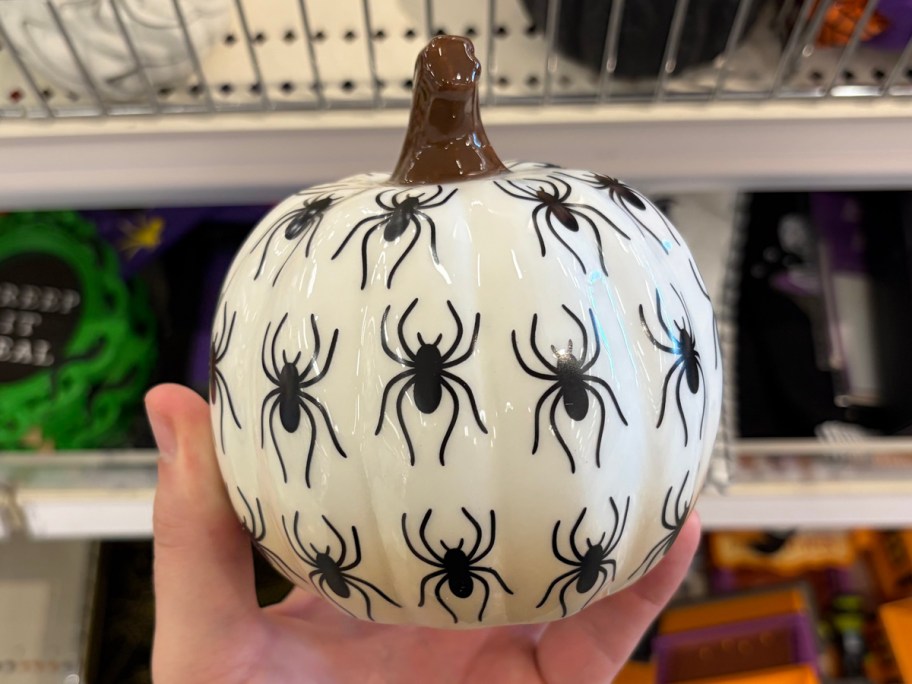 Ceramic Pumpkins Spider