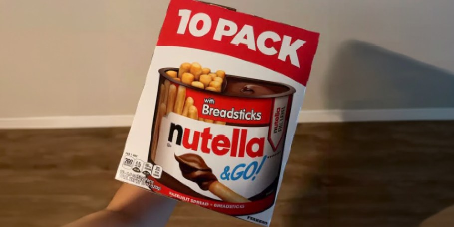Nutella & Go 10-Count Snack Pack Just $9.73 Shipped on Amazon