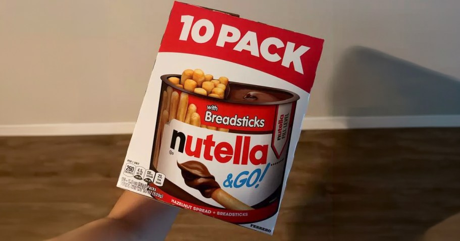Nutella & Go 10-Count Snack Pack Just $9.73 Shipped on Amazon