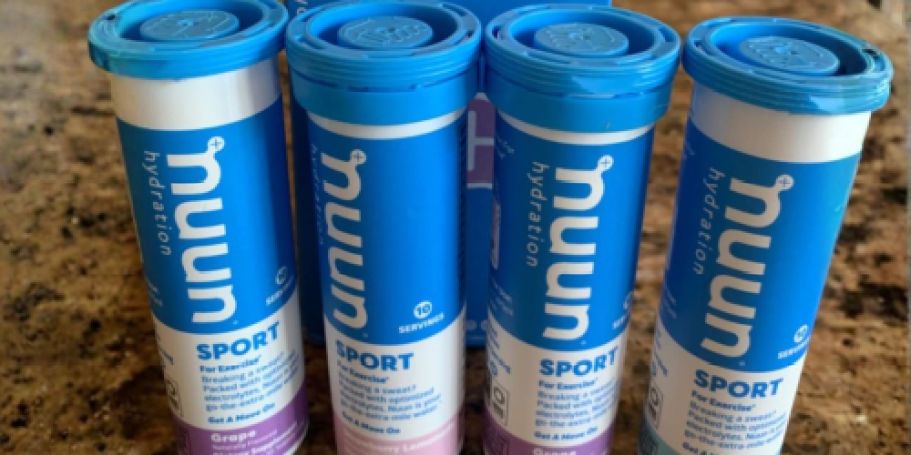 Nuun Sport Hydration Tablets 4-Pack Just $10 Shipped on Amazon (Reg. $30)