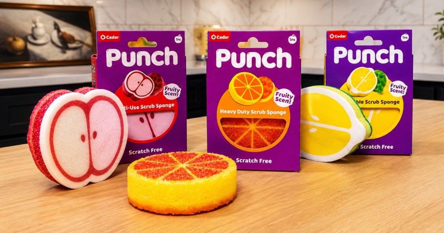Boring Sponges Are Out! O-Cedar’s New Scrubbers Smell Like Fruit