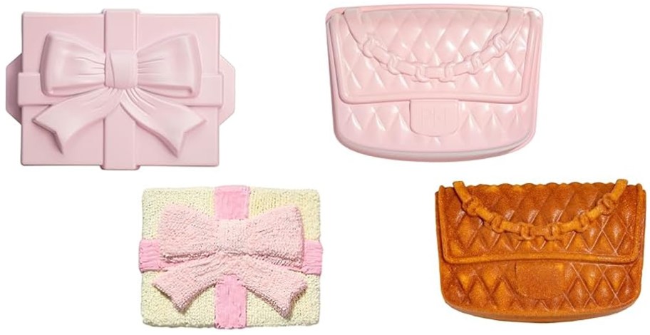 Paris Hilton Gift Box with Bow Cake Pan and Paris Hilton Premium Nonstick Handbag Cake Pan