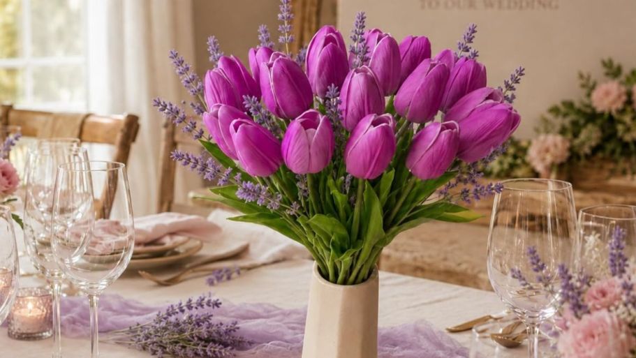 Artificial Tulips 20-Piece Set Just $9.99 on Amazon (Reg. $20)