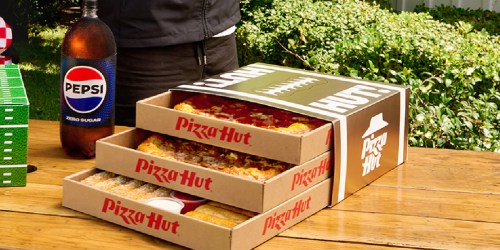 Pizza Hut’s Triple Treat Box Is Back: 2 Pizzas, Breadsticks & Cinnamon Sticks Just $21.99