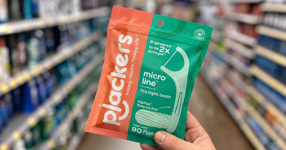 Plackers Floss Picks 90-Count Only $1.81 on Amazon