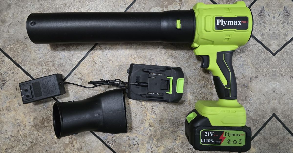 Cordless Leaf Blower Set w/ 2 Batteries Just $35.99 Shipped on Amazon (Reg. $101)