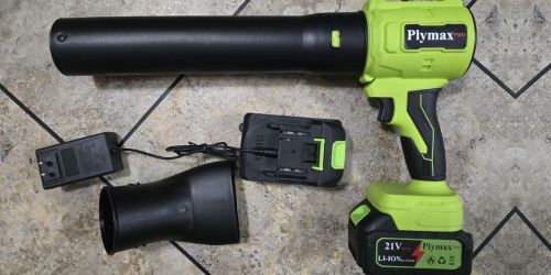 Cordless Leaf Blower Set w/ 2 Batteries Just $35.99 Shipped on Amazon (Reg. $101)