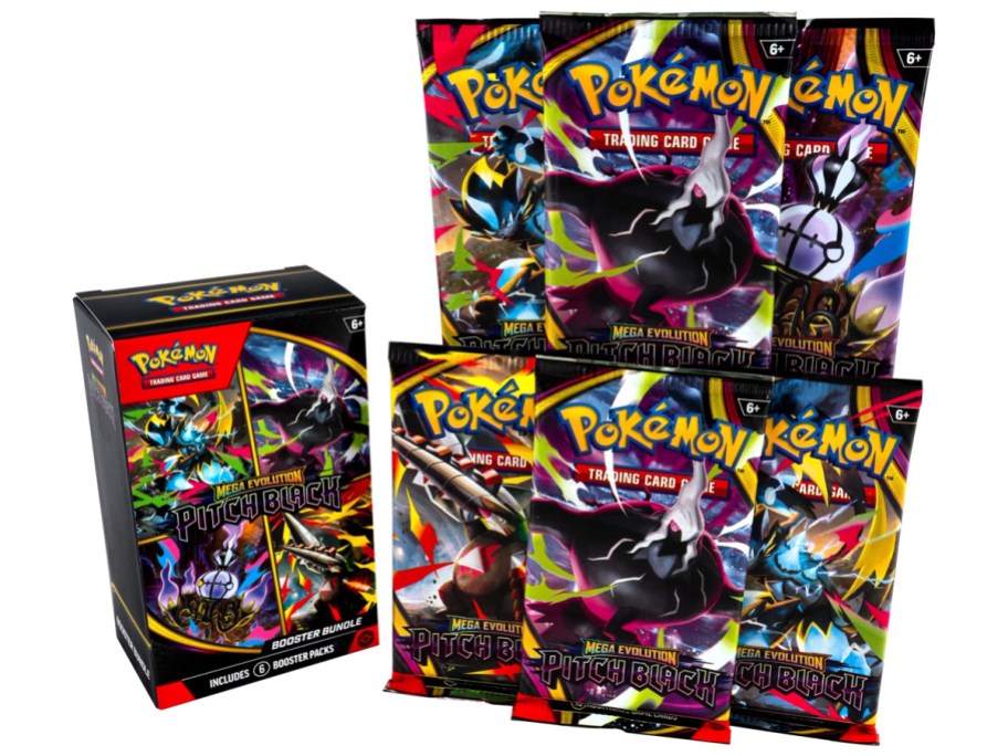 Pokemon Trading Card Games Mega Evolution 5 Pitch Black Booster Bundle w 6 packs