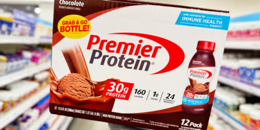 Premier Protein Shakes 12-Pack Just $14 Shipped for Prime Members (Reg. $30)
