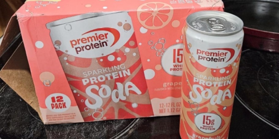 NEW Premier Protein Soda Has 15g Protein + Get $12.49 Walmart Cash!