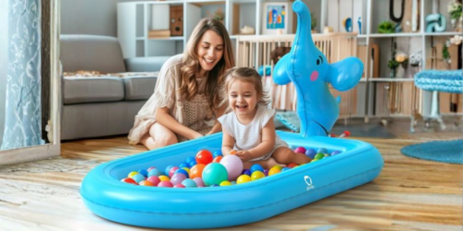 This Cute Splash Pad Doubles as a Ball Pit – Just $8.99 on Amazon