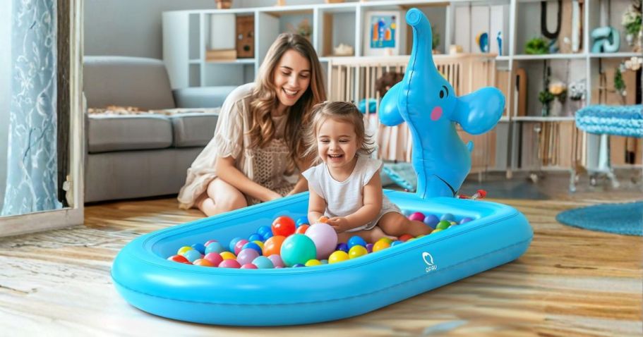 This Cute Splash Pad Doubles as a Ball Pit – Just $8.99 on Amazon