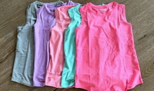 Kids Tank Tops 5-Packs Only $9.99 on Amazon (Just $2 Each!)