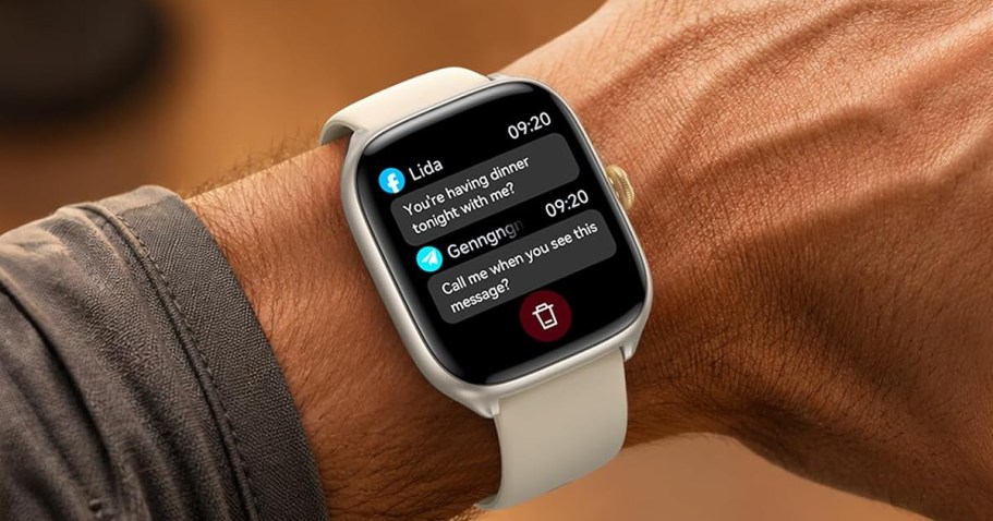 Smart Watch w/ 2 Watch Bands Only $24.78 Shipped on Amazon (Reg. $100)