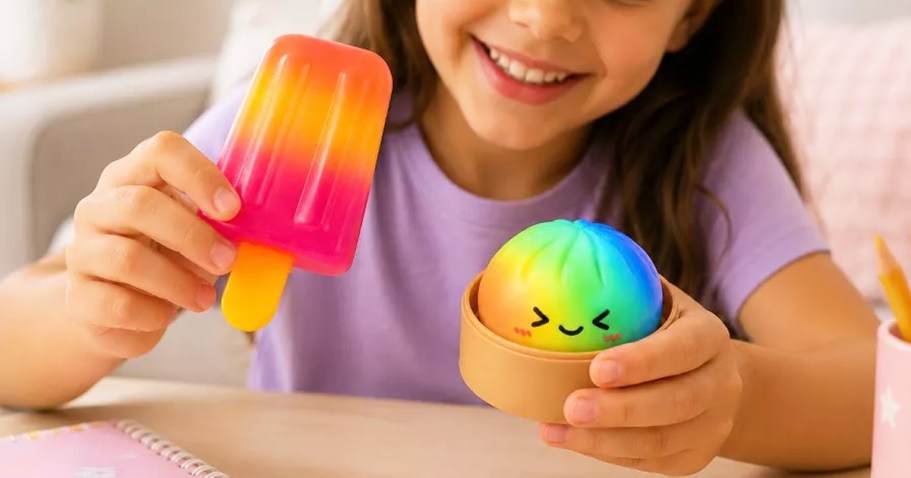 $80 Worth of Squishy Toys Just $32.98 Shipped for Prime Members (Dumplings, Butter & More)