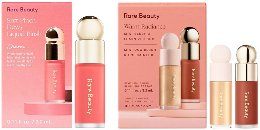 rare beauty blush and bronzers
