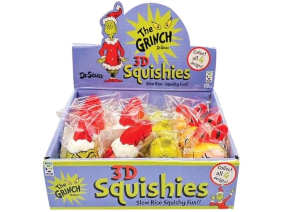 Raymond Geddes Dr. Seuss Grinch Slow Rise Squishy Toy 12-Piece Set