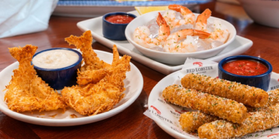 Red Lobster $1 Appetizers Are BACK Thru October 12th – Coconut Shrimp, Mozzarella Sticks & More!