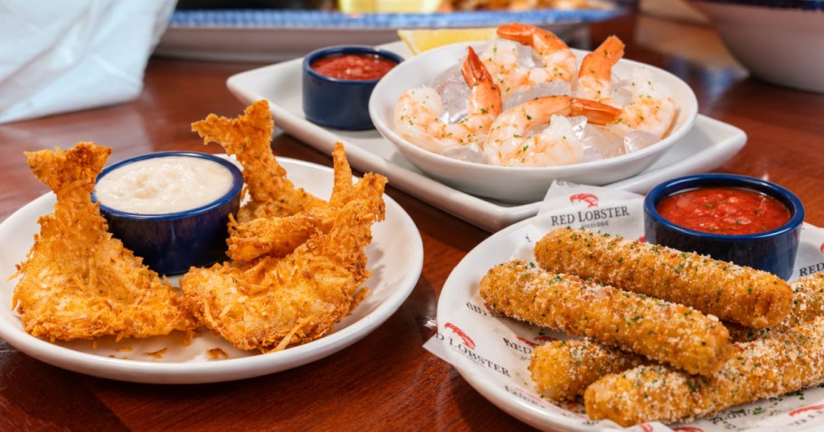 Red Lobster $1 Appetizers Are BACK Thru October 12th – Coconut Shrimp, Mozzarella Sticks & More!