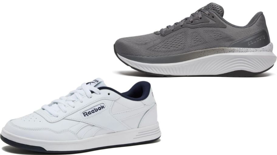 Reebok and Saucony shoes
