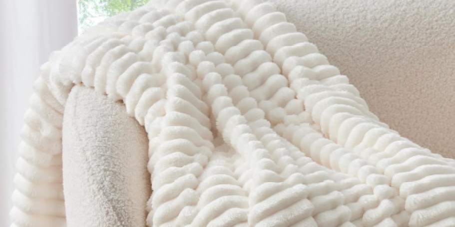 Plush Throw Blanket Only $7.50 Shipped for Prime Members