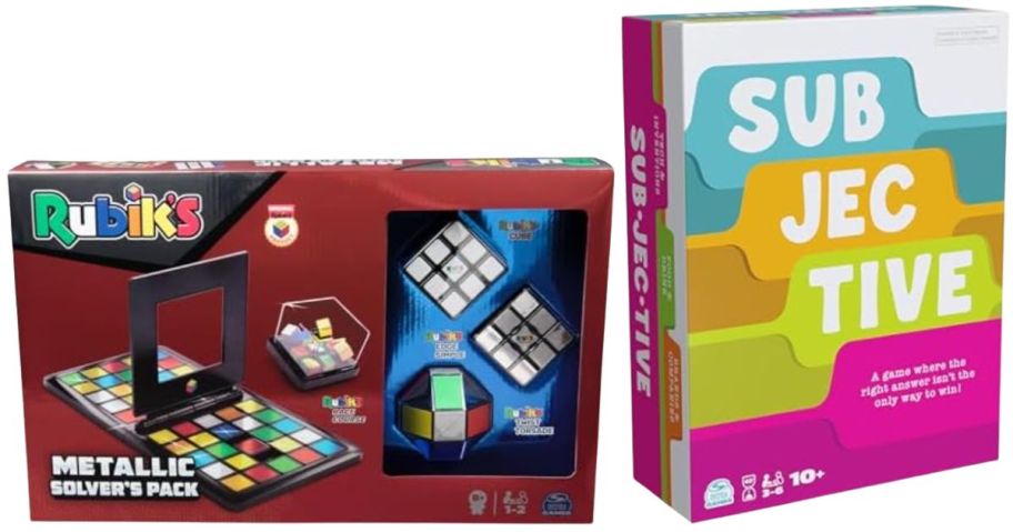 Rubik&rsquo;s Metallic Solver&rsquo;s Pack and Subjective A Personality Trivia Game